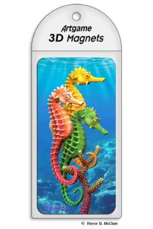 3D Magnet Seepferdchen A